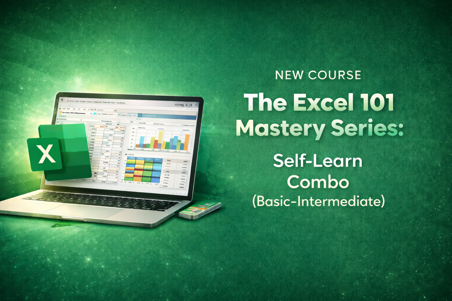 The Excel 101 Mastery Series: Self-Learn Combo (Basic – Intermediate)